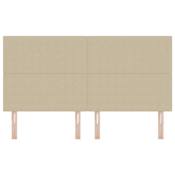 Kopfteil 180 cm Hellgrün-Grau Cordstoff