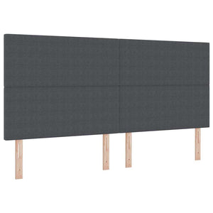 Dunkelgraues Kopfteil 200 cm Cordstoff