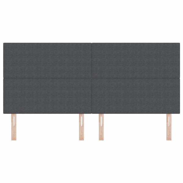 Dunkelgraues Kopfteil 200 cm Cordstoff