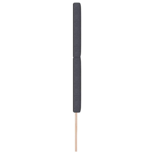 Dunkelgraues Kopfteil 200 cm Cordstoff