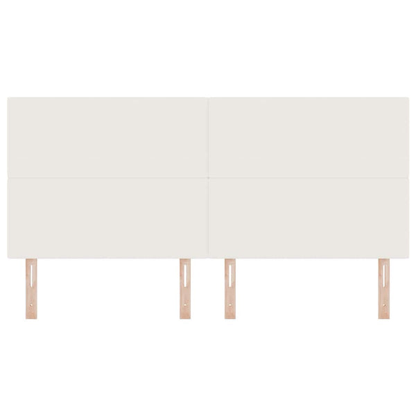 vidaXL Headboard Cream 200 cm Cord Fabric