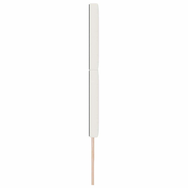 vidaXL Headboard Cream 200 cm Cord Fabric