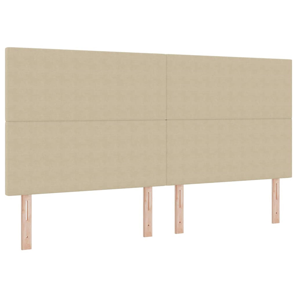 Hellgrün-Graues Cord Kopfteil 200 cm