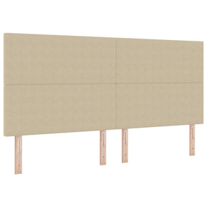 Hellgrün-Graues Cord Kopfteil 200 cm