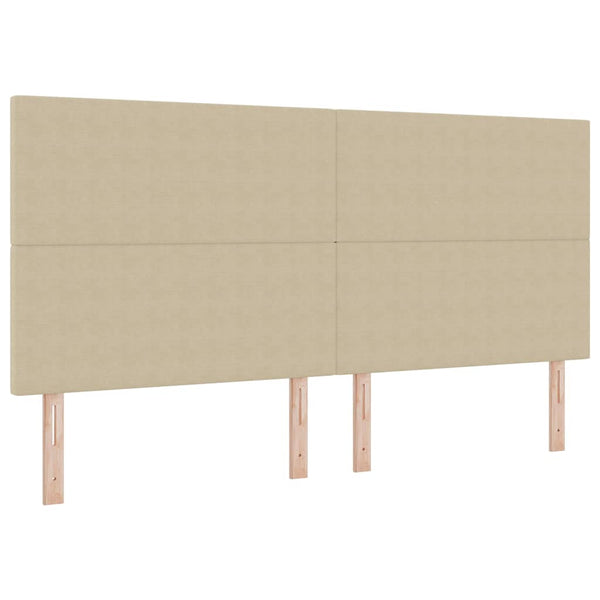 Hellgrün-Graues Cord Kopfteil 200 cm