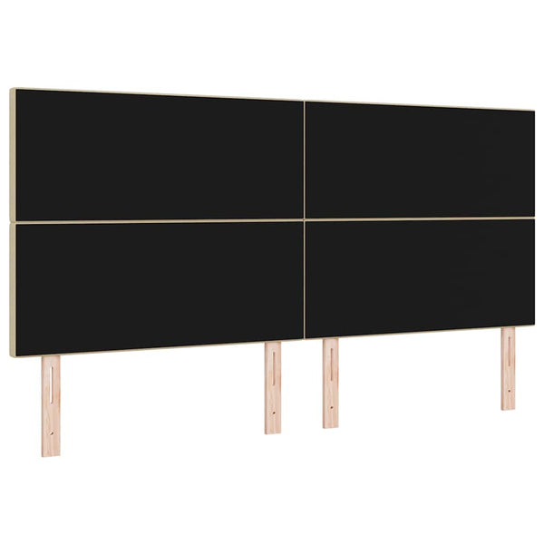 Hellgrün-Graues Cord Kopfteil 200 cm
