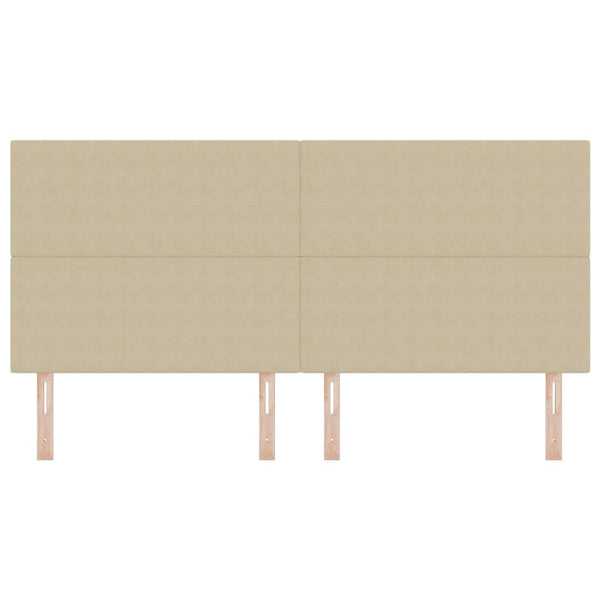 Hellgrün-Graues Cord Kopfteil 200 cm