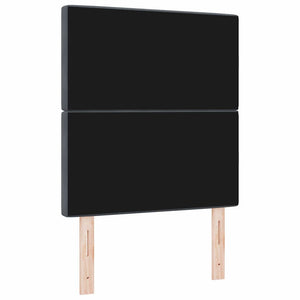 Dunkelgraues Samt Kopfteil 80 cm