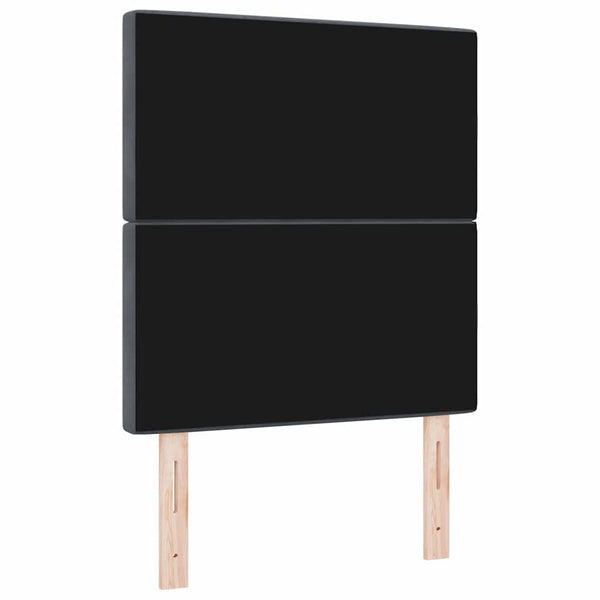 Dunkelgraues Samt Kopfteil 80 cm