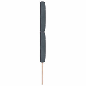 Dunkelgraues Samt Kopfteil 80 cm