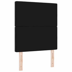 Schwarzes Samt Kopfteil 80 cm