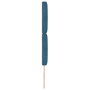 Dunkelblaues Samt Kopfteil 80 cm