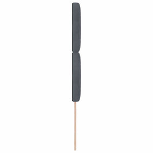 Dunkelgraues Samt Kopfteil 90 cm