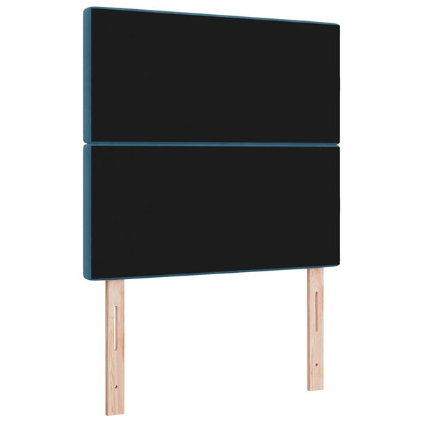 Dunkelblaues Samt Kopfteil 90 cm