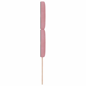 Rosa Samt Kopfteil 90 cm