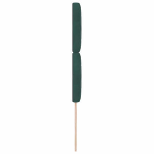 Samt Kopfteil Hellgrün-Grau 100 cm