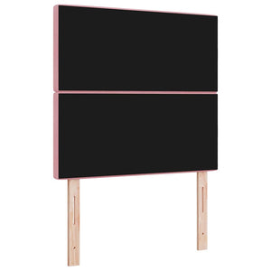 Rosa Samt Kopfteil 100 cm