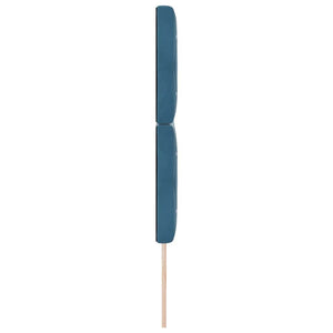Dunkelblaues Samt Kopfteil 144 cm