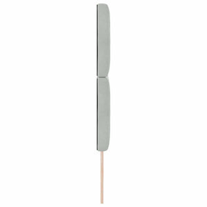 Kopfteil Hellgrau Samt 160 cm