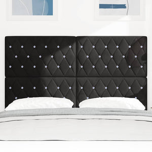 vidaXL Tête de lit Noir 160 cm Velours