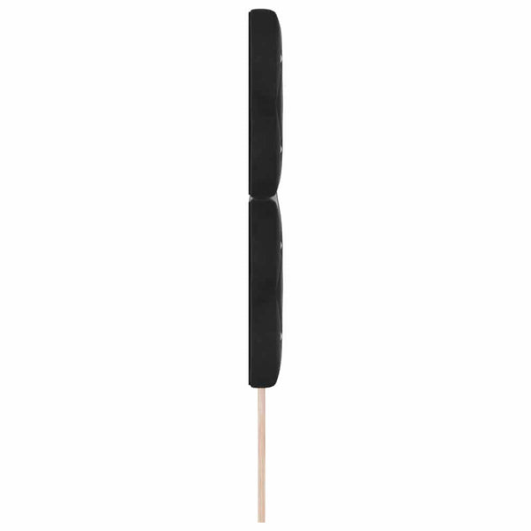 vidaXL Tête de lit Noir 160 cm Velours