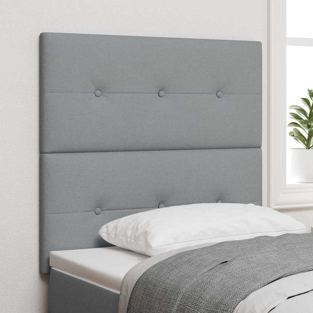 Höhenverstellbares Kopfteil Hellgrau 80cm