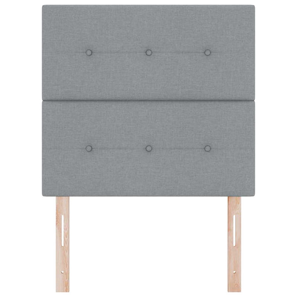 Höhenverstellbares Kopfteil Hellgrau 80cm