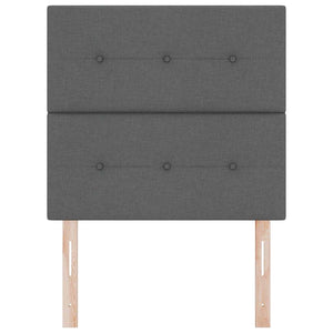 Verstellbares Kopfteil Dunkelgrau 80cm