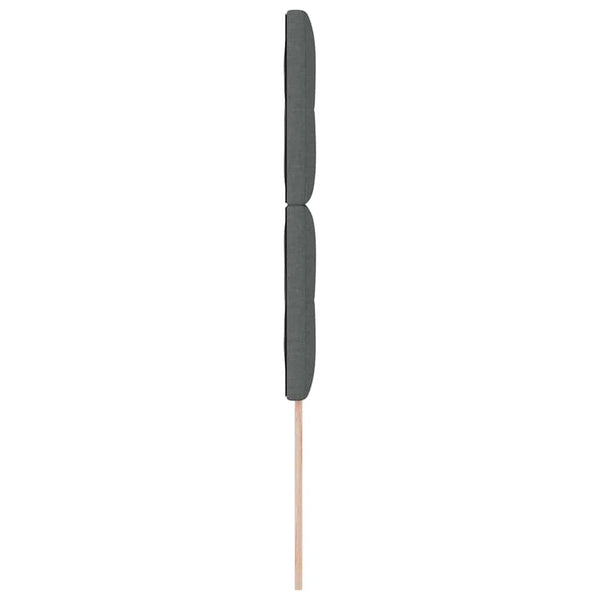 Verstellbares Kopfteil Dunkelgrau 80cm