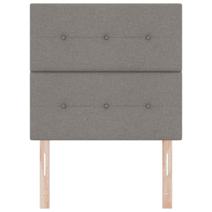 Höhenverstellbares Kopfteil Taupe Stoff 80 cm