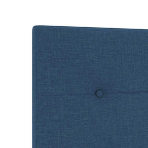 Verstellbares Kopfteil Blau Stoff 80 cm