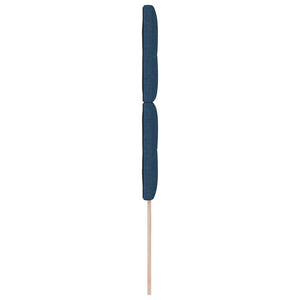 Verstellbares Kopfteil Blau Stoff 80 cm