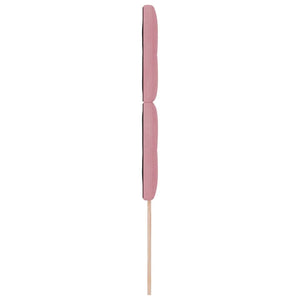 Rosa Samt Kopfteil 80 cm