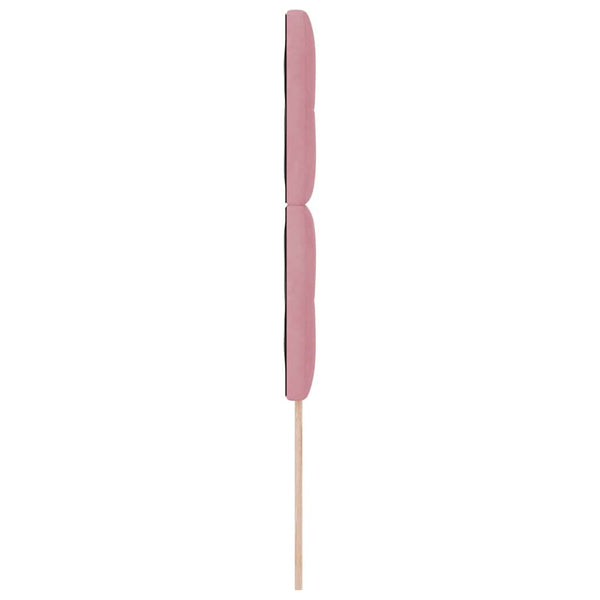 Rosa Samt Kopfteil 80 cm