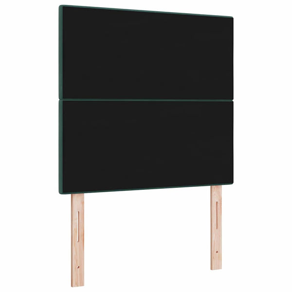Dunkelgrünes Samt Kopfteil 90 cm
