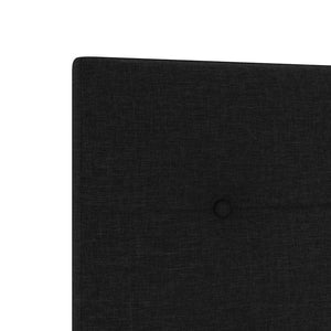 Höhenverstellbares Kopfteil Schwarz 100 cm