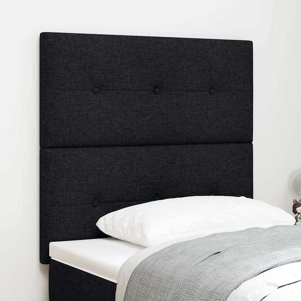 Höhenverstellbares Kopfteil Schwarz 100 cm