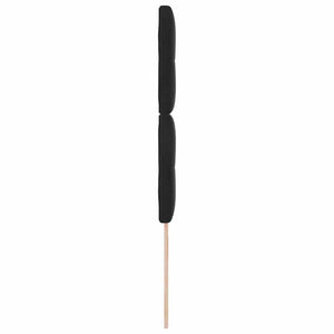 Schwarzes Samt Kopfteil 100 cm