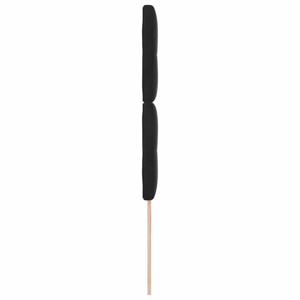 Schwarzes Samt Kopfteil 100 cm