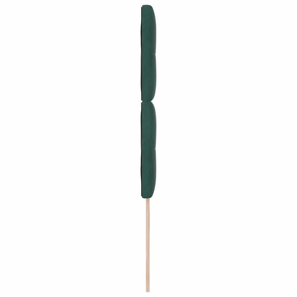 Dunkelgrünes Samt Kopfteil 100 cm