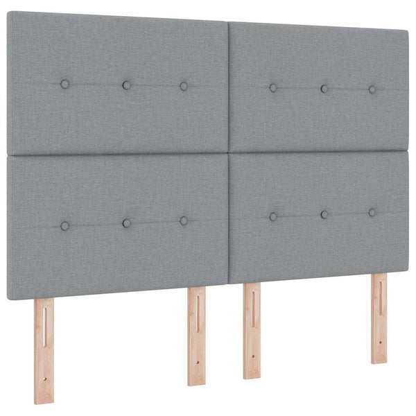 Höhenverstellbares Kopfteil Hellgrau 144 cm
