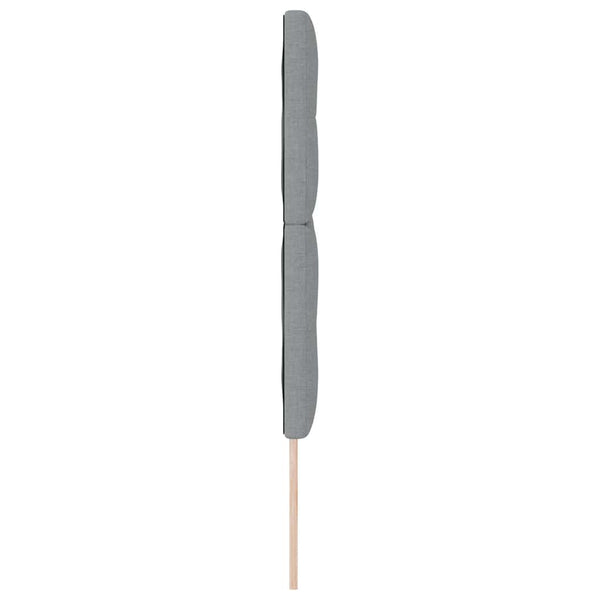 Höhenverstellbares Kopfteil Hellgrau 144 cm