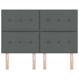 Höhenverstellbares Kopfteil Dunkelgrau 144 cm