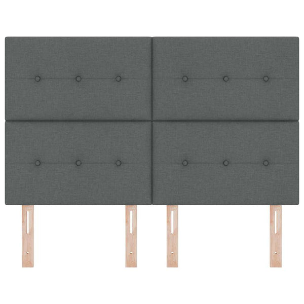 Höhenverstellbares Kopfteil Dunkelgrau 144 cm