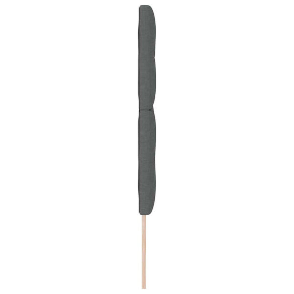Höhenverstellbares Kopfteil Dunkelgrau 144 cm