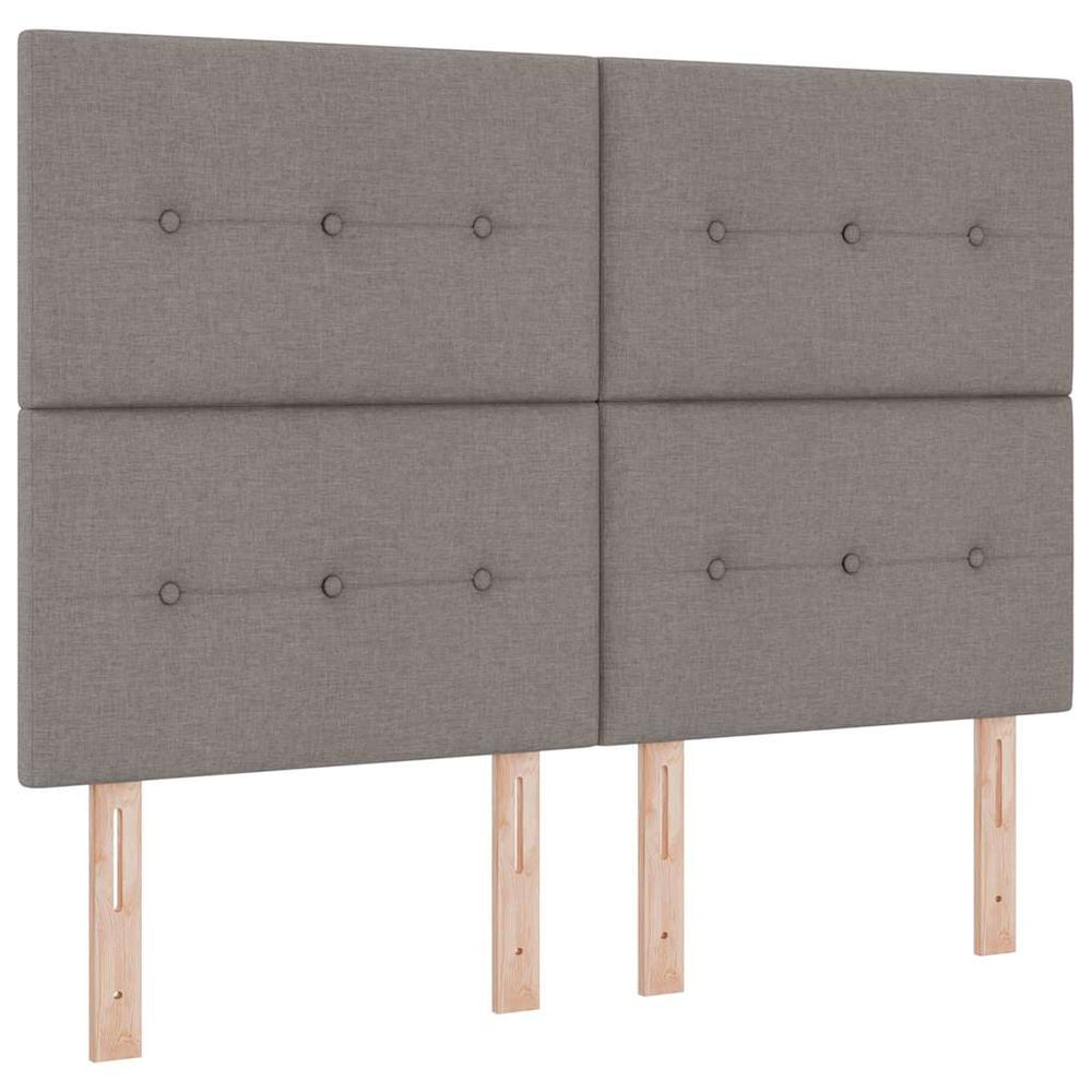 Höhenverstellbares Kopfteil Taupe 144 cm
