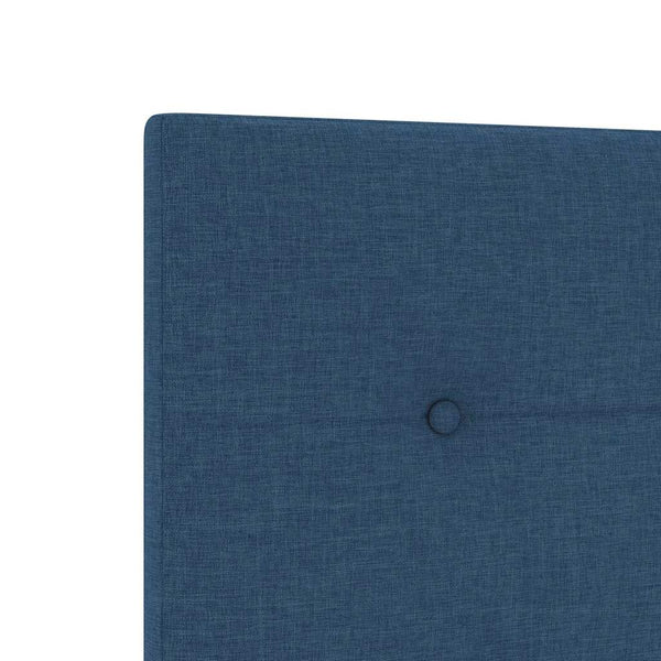 Höhenverstellbares Kopfteil Blau Stoff 144cm