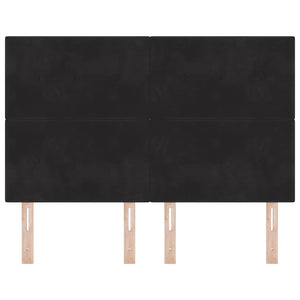 vidaXL Headboard Black 144 cm Velvet