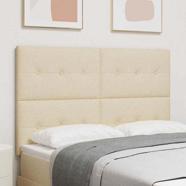 Höhenverstellbares Kopfteil Creme 160 cm