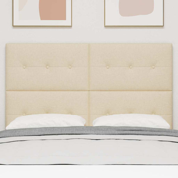 Höhenverstellbares Kopfteil Creme 160 cm